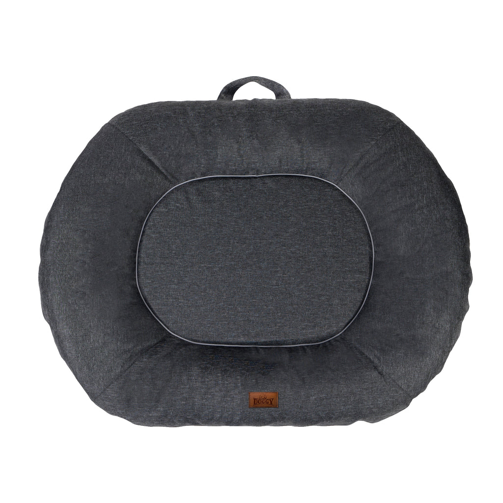 Oval Dog Basket Bed – Taupe, XXXL