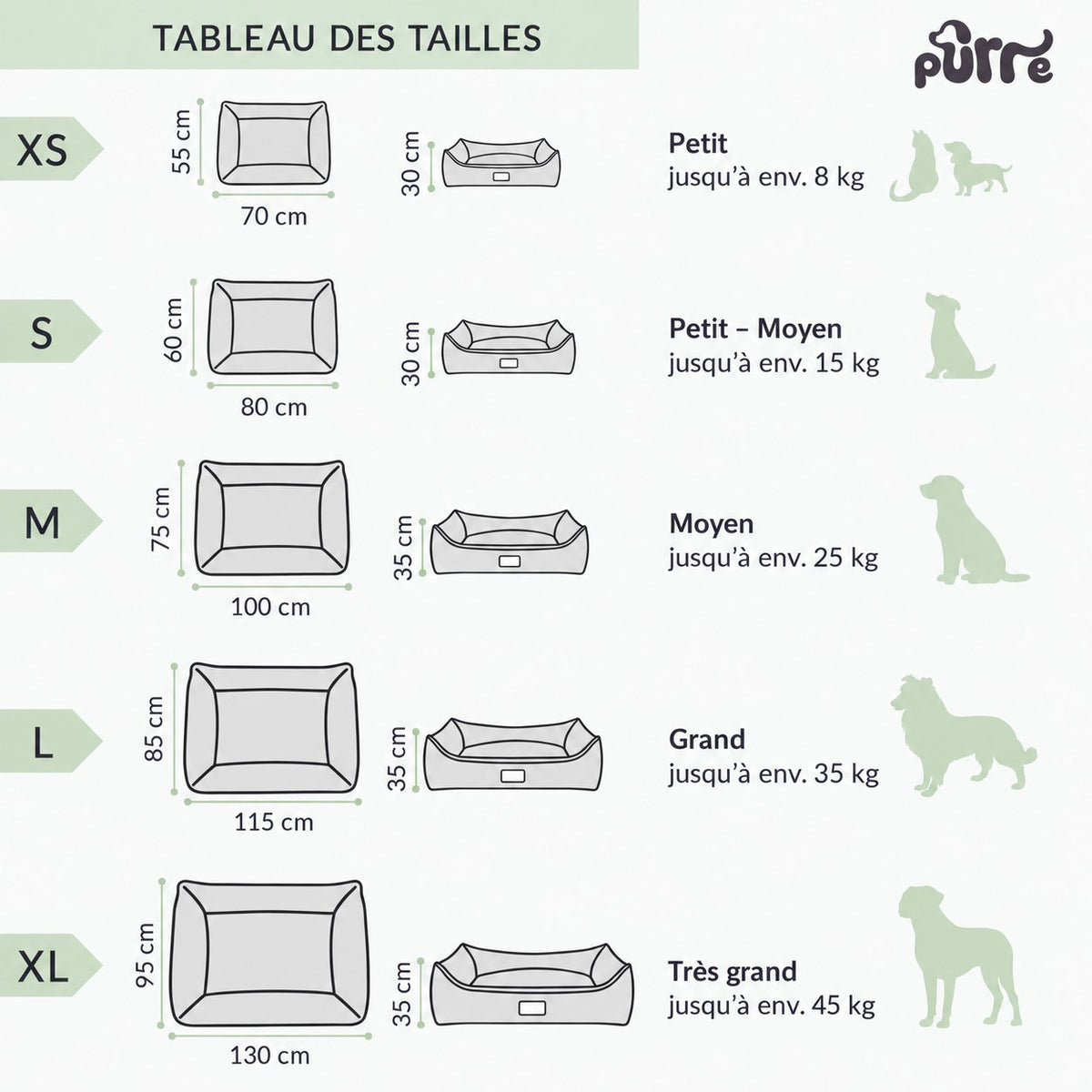 Nino Corduroy Memory Foam Dog Basket Bed – Cloud Grey, L